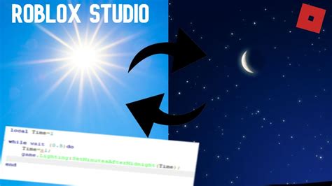 How To Make A Day And Night Cycle Roblox Studio Youtube