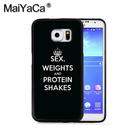 Maiyaca Sex Weights Protein Shakes Gym Phone Case For Samsung S9 S8
