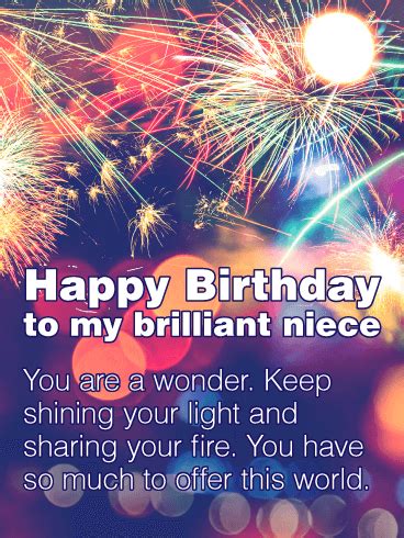 Stop getting older because soon you'll catch up to me! You are a Wonder! Happy Birthday Wishes Card for Niece ...
