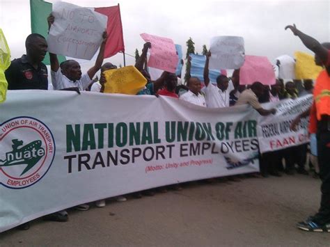Photos Aviation Workers Protest Over Federal Govts Planned Concession