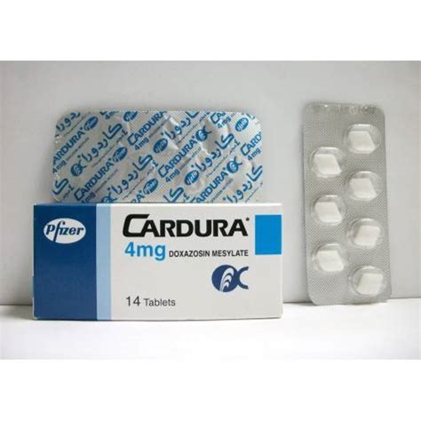An update of its clinical pharmacology and therapeutic applications in hypertension and benign prostatic hyperplasia. CARDURA 4 MG 14 TAB - صيدلية سيف اون لاين - اطلب دواء