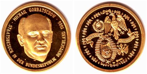 Maybe you would like to learn more about one of these? Goldmedaille 1989 Deutschland / Russland Michail ...