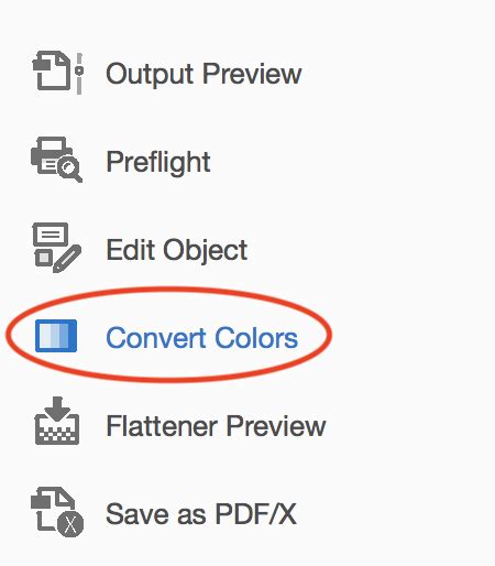 Convert Rgb Andor Spot Colors In Acrobat Cummings Printing