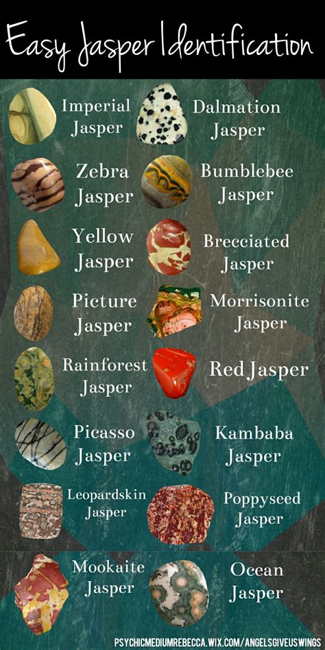 Jasper Stone Identification Crystal Healing Stones Crystals Minerals