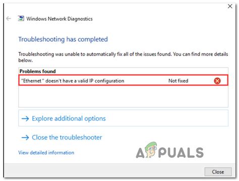 How To Fix Ethernet Doesnt Have A Valid Ip Configuration On Windows