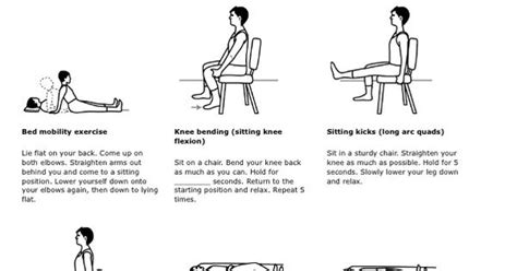 Total Knee Replacement Exercises Printable