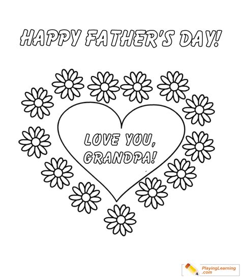 happy fathers day grandpa coloring page 03 free happy fathers day grandpa coloring page