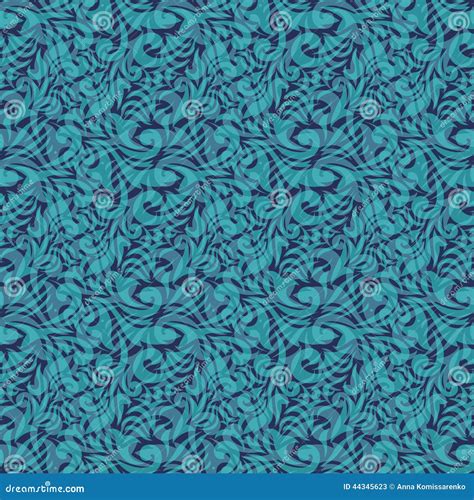 Turquoise Seamless Pattern Stock Vector Illustration Of Arabic