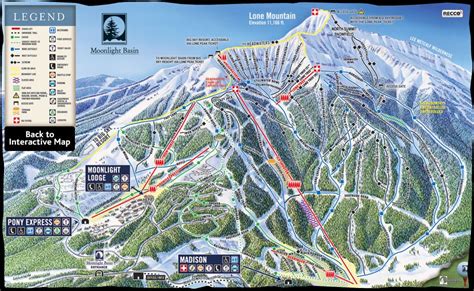 Big Sky Montana Piste Map