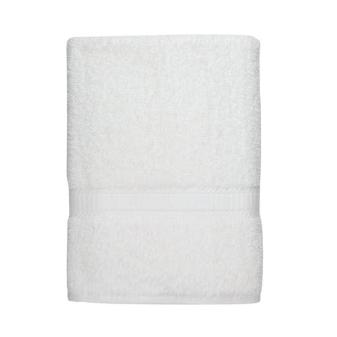 Mainstays Solid Bath Towel White