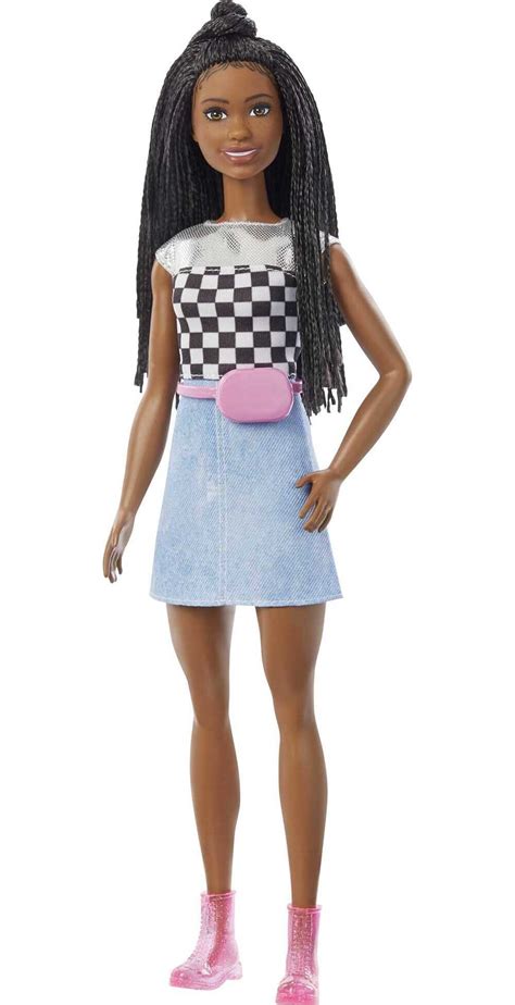 Barbie Big City Big Dreams Doll Accessories Brooklyn Doll In Shimmery Top With Bariaded Hair