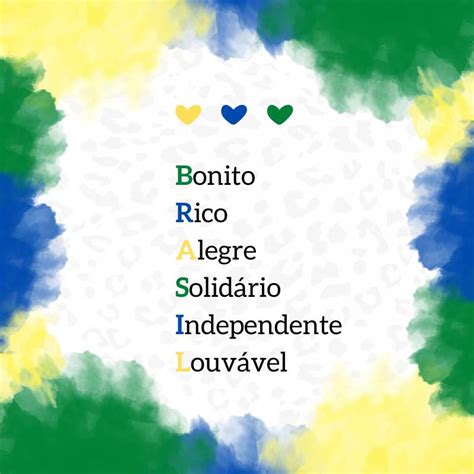 Acrostico Com A Palavra Brasil
