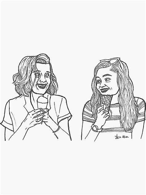 Https://wstravely.com/coloring Page/stranger Things Coloring Pages Max And Eleven