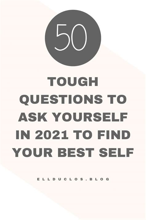 50 Questions To Answer To Find Your Best Self Positive Self