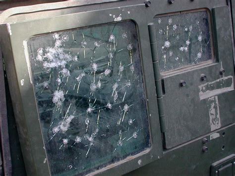 Humvee Window Peppered With Bullets Read Our Blog At Blogs Flickr