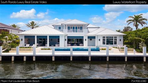 South Florida Luxury Real Estate Video Luxury Waterfront Property Youtube