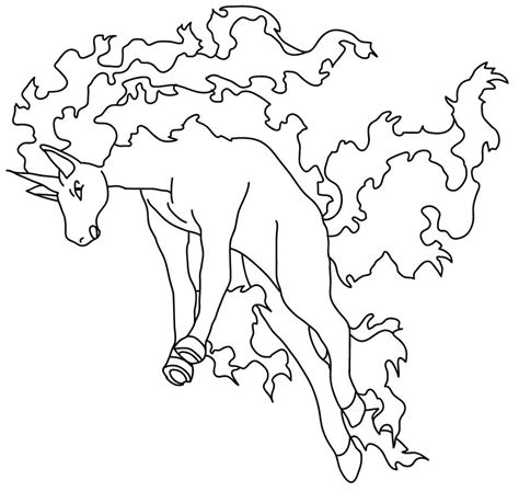 Pokemon Coloring Pages Ponyta At Getdrawings Free Download