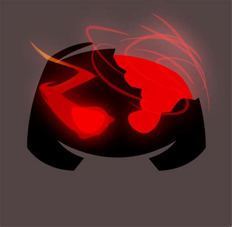An Abstract Red And Black Background With The Shape Of A Cats Head On It