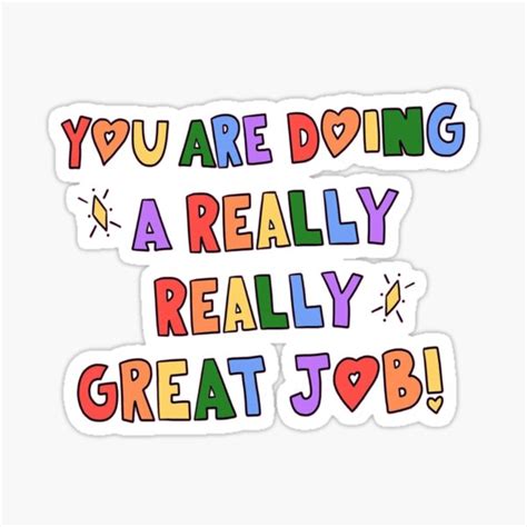 Great Job Sticker For Sale By Ahhastore Redbubble