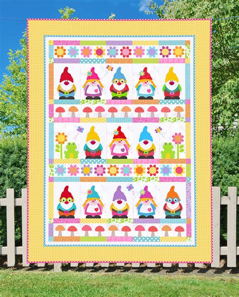 Gnome Quiltweb2 The Red Boot Quilt Co