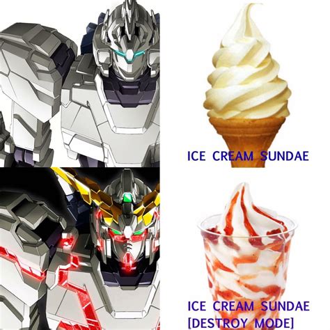 Gundam Sundae Explanation Gundam