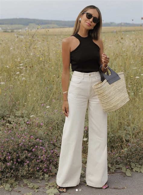 How To Style Wide Leg Jeans In Chic Outfits To Try