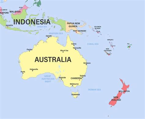 Oceania Countries With Their Currencies Geeksforgeeks
