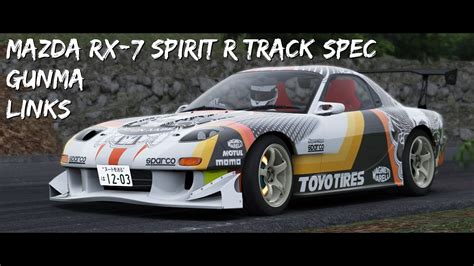 Assetto Corsa Mazda RX 7 Spirit R TrackSpec Gunma Gunsai Touge