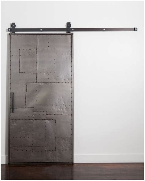 Metal yardmaster shed handle i made in 123 design to replace a broken one. Rustica Hardware Mountain Scrap Metal Door + Top Mount ...