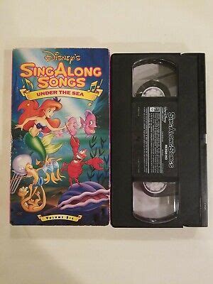 Disneys Sing Along Songs The Babe Mermaid Under The Sea VHS VOL EBay