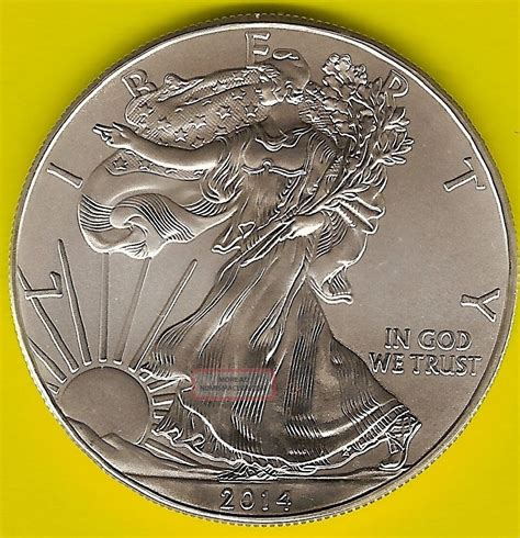 2014 American Eagle 1 Oz 999 Fine Silver One Dollar Coin