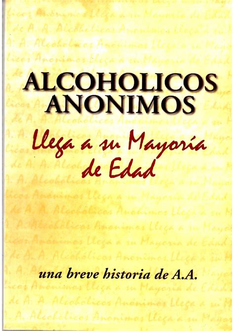 Alcohólicos Anónimos Feria Del Libro
