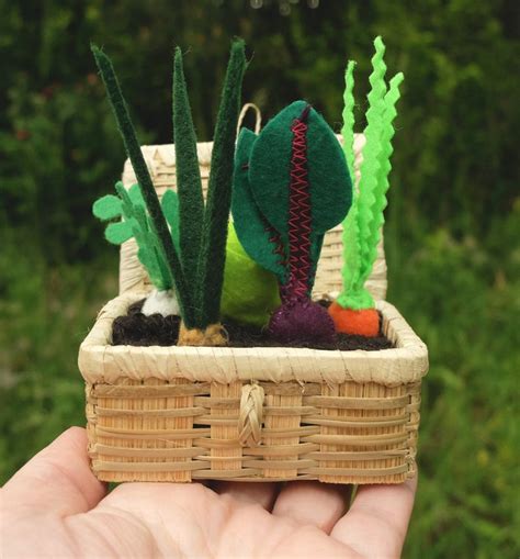 Let your mother lay claim to her domain! Miniature Garden Play Set, Soft Vegetable, Pretend Garden ...