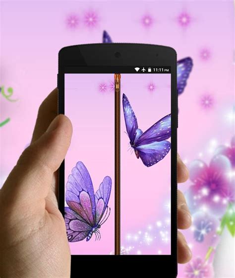 Butterfly Zipper Lock Screen Apk Für Android Herunterladen
