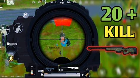 Pubg Mobile 20 Kill Full Rush Gameplay Only Awm Challenge 😤😤 Youtube