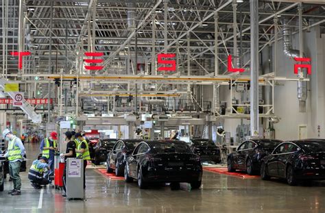 Teslas Shanghai Factory Resumes Full Productionembassy Of The People