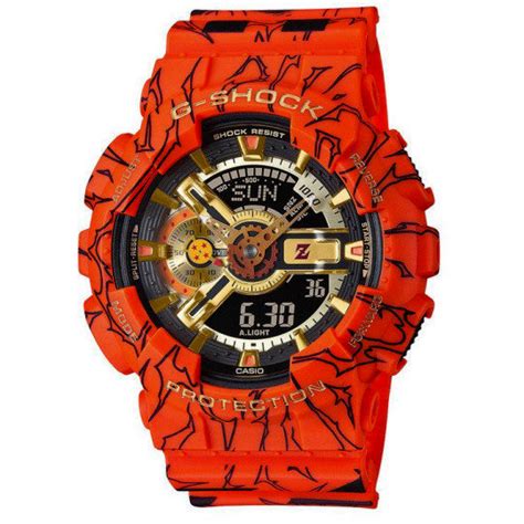 The new ga110jdb expresses the worldview of dragon ball z using bold color and design. Casio G-Shock Dragon Ball Z Watch | Japan Trend Shop