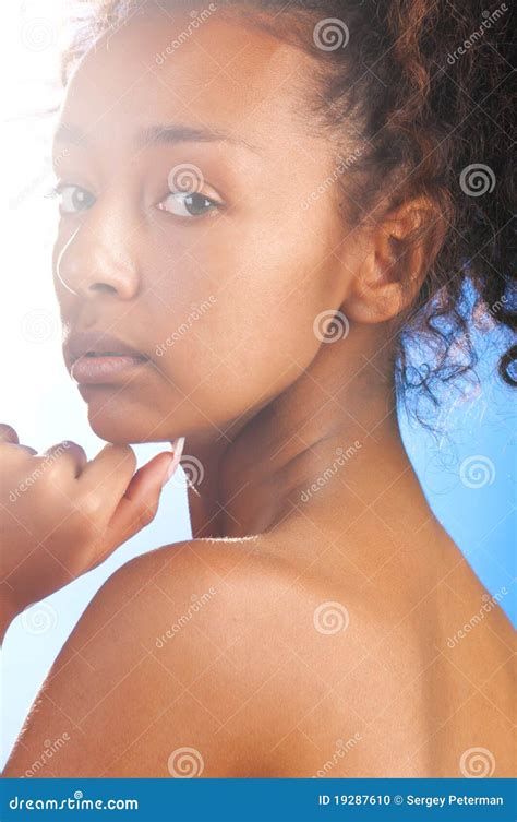 Mulatto Beauty Stock Photo Image Of Hair Naked Looking