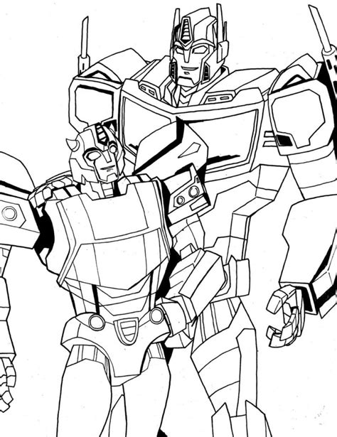 Optimus Prime Coloring Pages 120 Free Coloring Pages