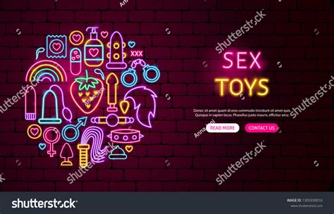 Sex Toys Neon Banner Design Vector Stock Vector Royalty Free 1305939016 Shutterstock