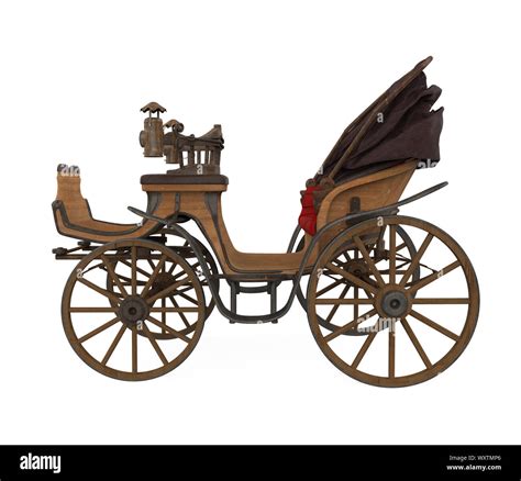 Classic Carriage Isolated Stock Photo Alamy
