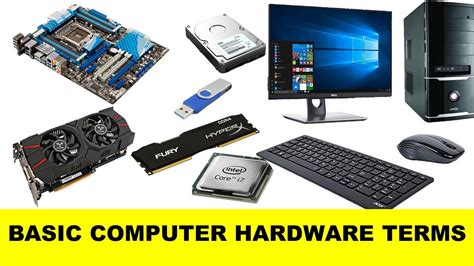 Computer Hardware Basic Terms Youtube
