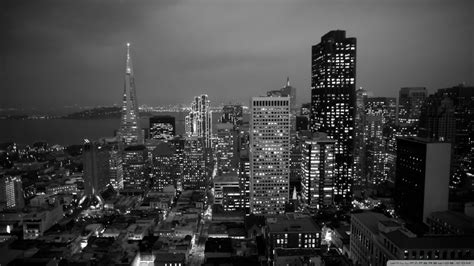 Black And White Cityscapes Wallpaper 1920x1080 333360 Wallpaperup