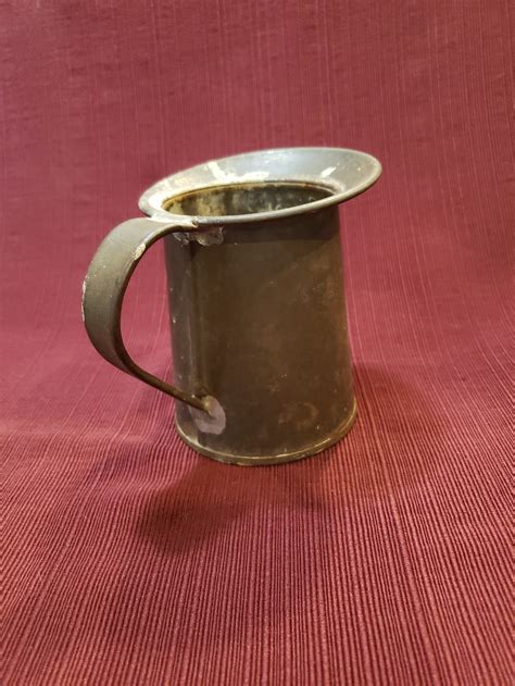 Vintage Kreamer 1 Pint Metal Mug Serial 83 Rustic Home Etsy