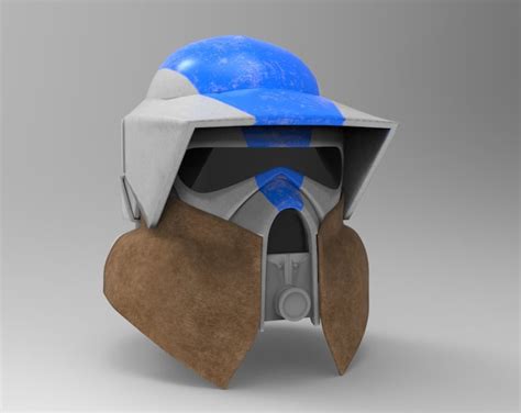 Arf Clone Trooper Helmet Diy Raw Print Etsy