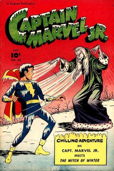 Cover For Captain Marvel Jr Fawcett 1942 Series 63 Golden Age