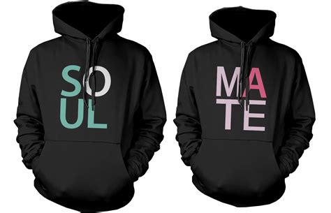 Soul Mate Matching Couple Hoodies 365 In Love Couples Hoodies
