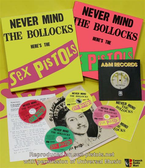 Sex Pistols Never Mind The Bollocks Box Set 3cddvd7bookposter