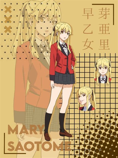 18 Aesthetic Anime Kakegurui Mary Saotome Wallpaper Anime Wp List