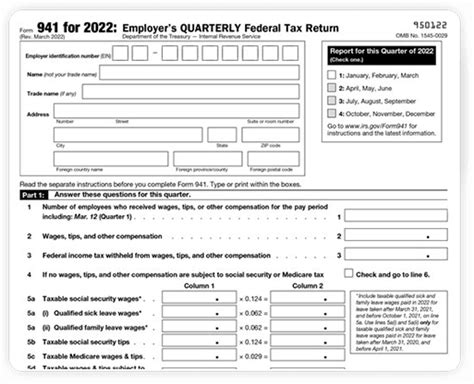 Irs Form 941 Instructions For 2022 How To Fill Out Quarterly 941